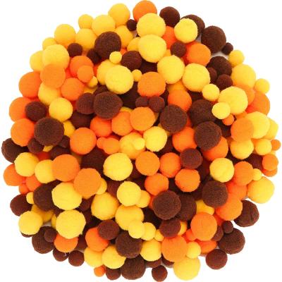 China arts& 1200pcs Creative Multicolor Pom Poms Balls DIY Garlands Thanksgiving Craft Kids Pompoms Crafts for sale