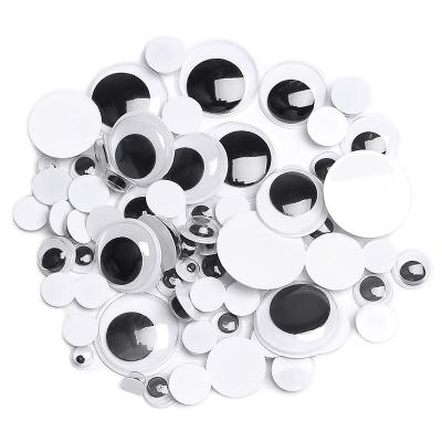 China DIY Ruled 700pcs Googly Eyes Self Adhesive Plastic Eyes For Toys Craft Sticker Multi Sizes Play Googly Eyes for sale