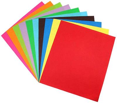 China DIY Felt Color Matching Wool Felt Fabric Sheets Patchwork Sew DIY Craft Kids Craft Set 40pcs 8*8 Inch 1mm Thick for sale