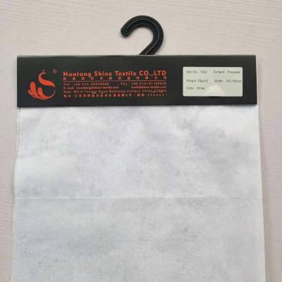 China Wholesale Non Woven Garment Polyester 20gsm Interlining for sale