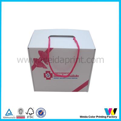 China CMYK 32.7X22mm Paper Packaging Boxes Height In 10cm Shopping Use for sale