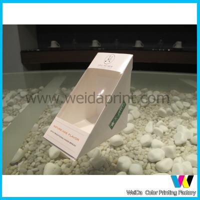 China White Art Card Paper Sandwich Packaging Box Glossy Lamination for sale