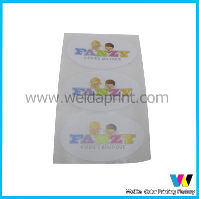 China Strong Adhesive Custom Sticker Printing for sale