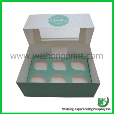 China PVC Window Cake Packaging Boxes for sale