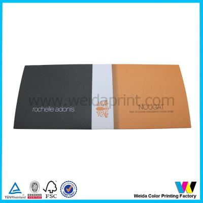 China Pantone Color Printing Double Sided Printable Paper Tags for Chocolate Packaging for sale