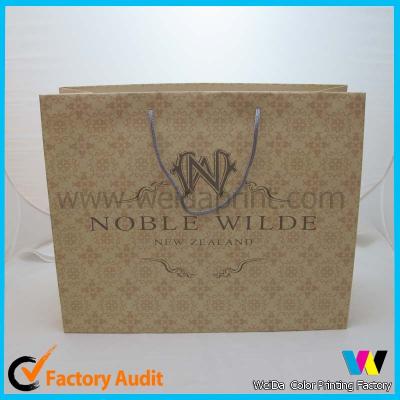 China Eco Friendily Custom Printed Paper Gift Bags Black for Clothes 190*90*320mm for sale