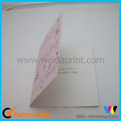 China Mid-size Custom Card Printing , Colorful holiday Christmas Greating Cards for sale