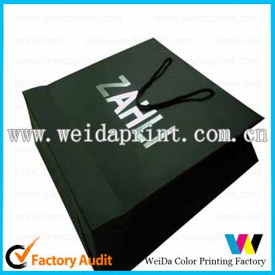 China Recycled Printed Paper Shopping Bags for sale