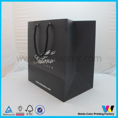 China Food packaging handmade Paper Merchandise Bags , Small paper bags for sale