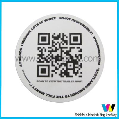 China Cardboard Personalized Paper Coasters for sale