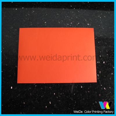 China Business Red matte lamination custom printed envelopes of Paperboard for sale