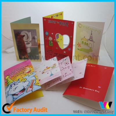 China Wedding / Birthday / Valentine Foldable Invitation Card Print , Custom Card Printing for sale