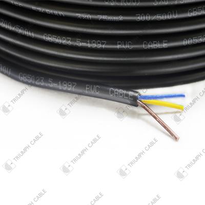 China VDE H05VV-F 1.0mm 4core Power Cord Heating Custom Processing CE Standard for sale