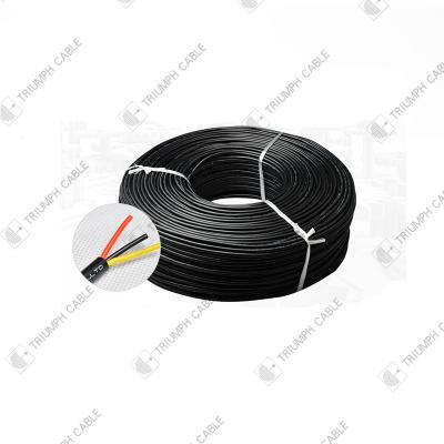 China Heating Triumph Cable VDE H05SS-F 2x0.5mm Silicone 0.18TS Wire With Optional Color for sale