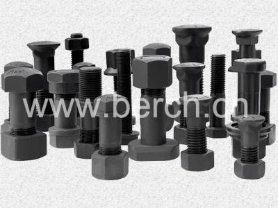 China 35CrMo or 40Cr China supplier high quality durable bolt and nut for idler/track roller/track shoe/sprocket for sale