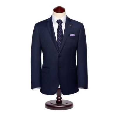 China Anti-wrinkle black suits 2021 new style men bespoke advertised custom made 100%wool, man suits blue 100% wool zipper fly 150-350/set for sale