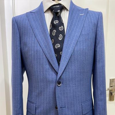 China Anti-wrinkle men's business dress by Italy customized 100%wool, 100% wool zipper fly 150-350/set for sale