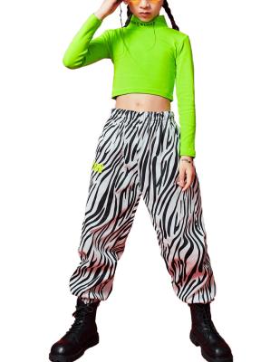 China Good Quality Street Hip Hop Dancing Jazz Dance And Daily GIRLS Street Hip Hop Dance Wear Soft And Breathable for sale