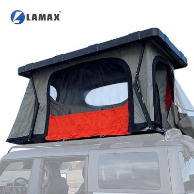 China Morden Adventure 2 or 3 person luxury 4x4 aluminum rooftop tent for small cars for sale