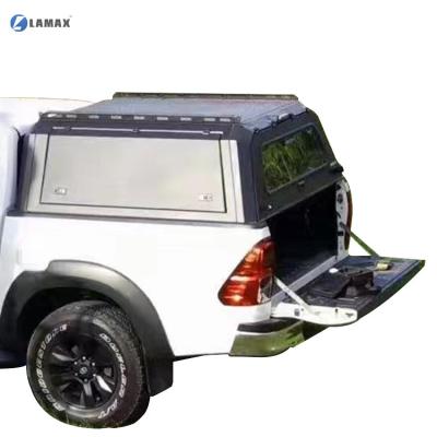 China Locking Hardtops Aluminum Pickup Truck Rear Cover For TOYOTA HILUX REVO 15-22 for sale