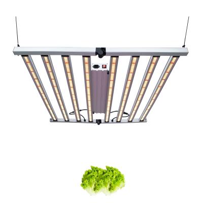 China Seed Starting Top Selling Mixjoy Led Grow Light Full Spectrum 670W Led Grow Light 8 Bar Led Grow Light For Herbs for sale