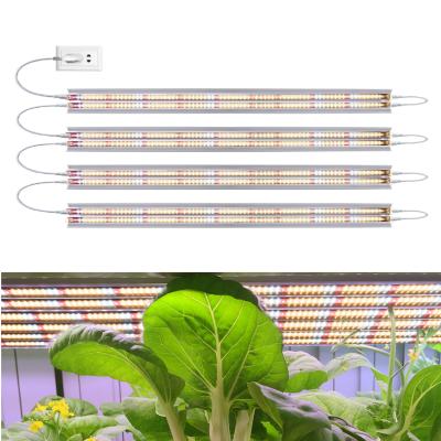 China Spectrum + 660 Nanometer Full Spectrum 2Ft/3Ft/4Ft Reflector T5 LED Grow Lights 3500K 6000K 660NM Indoor Vertical Agricultural Aeropot Grow Lights for sale