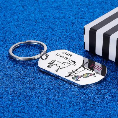 China NEW Selling European Hot Cute Wholesale Custom Enamel Logo Charm Key Chain For Car Keychain Accessories llavero Metal Custom Key Chain for sale