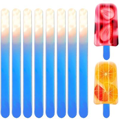 China NEW Reusable Gradient Ramp Reusable Acrylic Cakesicle Sticks Popsicle Popsicle Sticks High Quality Ice Cream Sticks for sale