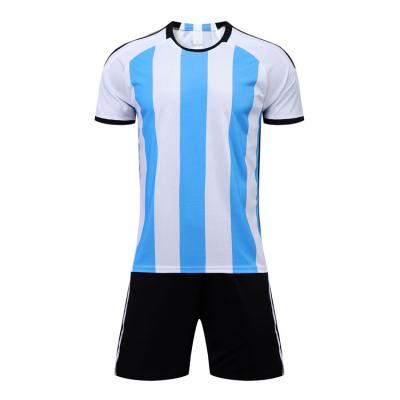 China Sets Wholesale 100% Cheap Custom Mens Soccer Jerseys Sublimation Polyester Soccer Jerseys Kits Soccer Wear Set With Logo for sale