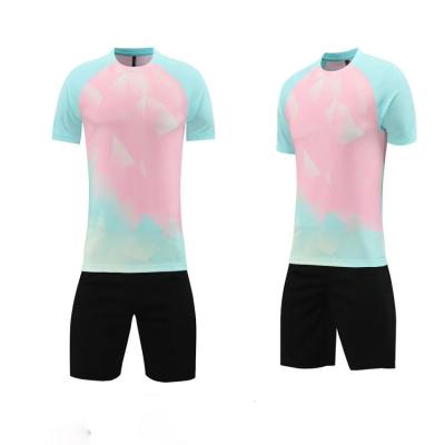 China Sets OEM custom cheap soccer jersey tracksuit wear printing sports kids and adult training kits soccer uniform for sale