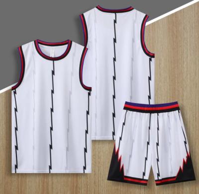 China 2023 Breathable New Design Cool Custom Basketball Tank Top Boys Basketball Jersey Sets Uniform for sale