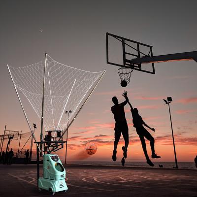 China Basketball Court/Professional Competition/Gym Best Basketball Shooting Machine Indoor Outdoor Basketball Training Shooting Machine For Kids Driver Automatically for sale