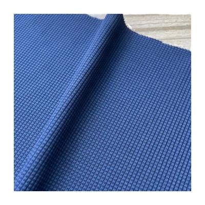 China 100% Polyester Waffle Weft Knitted Jersey Fabric Suppliers for Casual Sportswear for sale