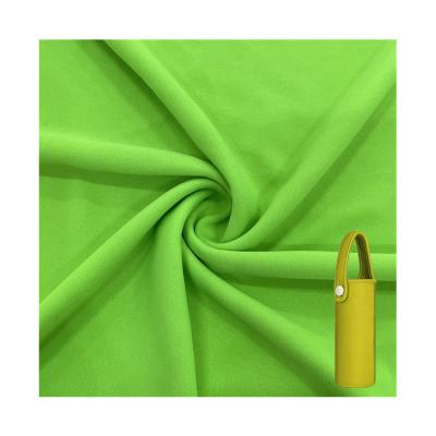 Chine 75D Couleur solide 100% Polyester élastique Tricot Jersey unique Tissu étanche à vendre