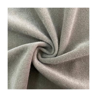 China Twill Tricot 100 Polyester Toy Velvet Plush Fabric For Coat And Jacket for sale