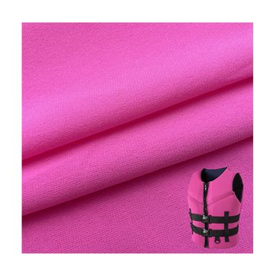 China 75D Waterproof Single Jersey 4 Way Stretch Tricot Polyester Lining Fabric for Life Jacket for sale