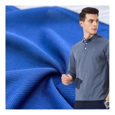 China Customized Color Knitted Pique Fabric For Breathable POLO Shirts And T-Shirts for sale