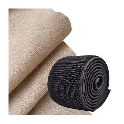 China 100% Polyester Knitted Velvet Textile Soft For Velcro Tape Customization for sale