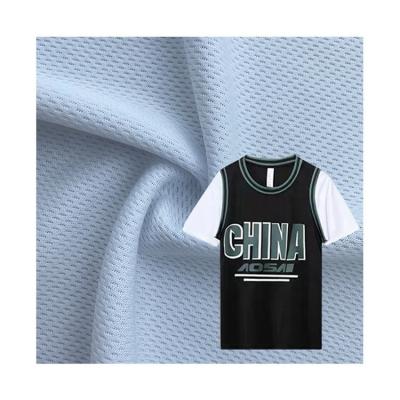 China 150cm-180cm Breite 75D Polyester Vogel-Augen-Netz Jersey Stoff für Leistungsbekleidung zu verkaufen