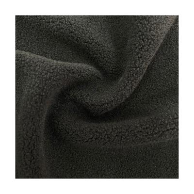 China Plush Coral Knit Micro Polar Fleece Wool Fabric Roll Ripstop Style for sale