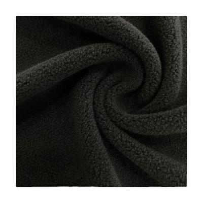 China Soft Polyester Fleece Fabric Roll 200gsm for Sweatshirt Blanket for sale