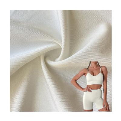 China Tear-Resistant Hand Feeling Soft Comfortable Polyester Spandex Lycra Fabric for Yoga Wear for sale