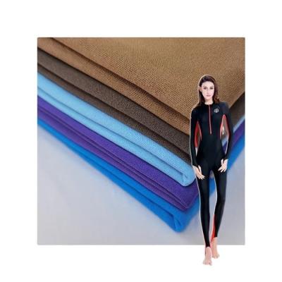 China 75D Nylon Stretch Weft Knitting Fabric Customized Color For Scuba Swimsuit Bikini for sale