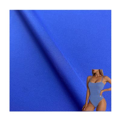 China Waterproof 40D Soft and Comfortable Knitted Nylon Spandex Elastic Plain Swimsuit Fabric for sale