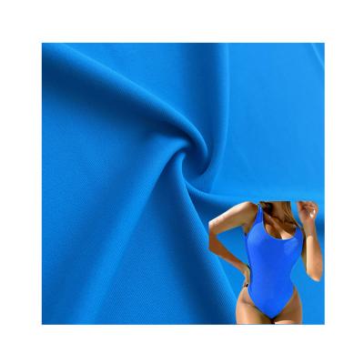 China Medium Weight 81% Nylon 19% Spandex 4 Way Stretch Lycra Fabric for Swimwear Clothing for sale