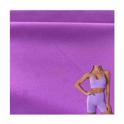 China Knitted Jersey Anti-Static 81% Nylon 19% Spandex Stock Lot for Knitted Yoga Set Fabric for sale