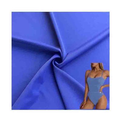 China Spandex Nylon Lycra Fabric for Swimwear 40D 81% Nylon 19% Spandex Textile 4 Way Stretch for sale