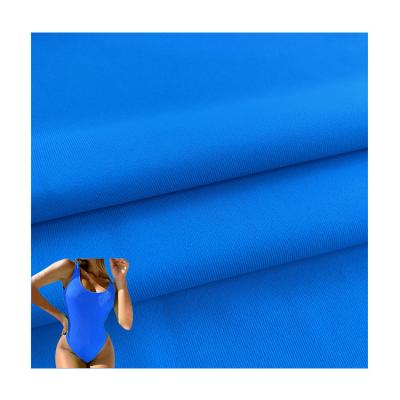 China Elastane Sports Wear Lycra Fabric 81% Nylon 19% Spandex Four Way Stretch Knitted for sale