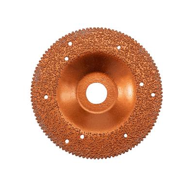 China Factory direct supplier deburring round hard vacuum welded diamond grinding wheel for sale for china for sale