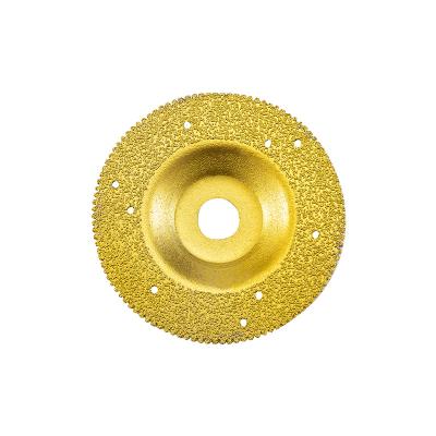 China Factory Direct Supply Deburring Artificial Marble Vacuum Brazed Diamond Grinding Wheel for sale